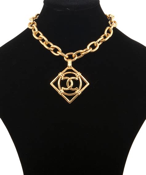 vintage chanel enamel necklace|Vintage Chanel necklace for sale.